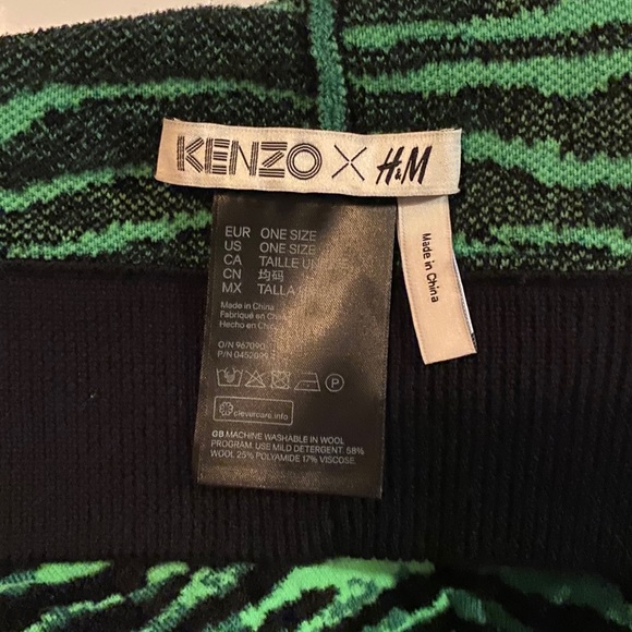 Kenzo X H&M Green Beanie - Picture 3 of 4